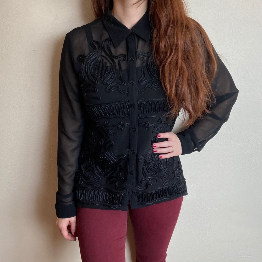 Sparkle & Fade Button Down - image 1